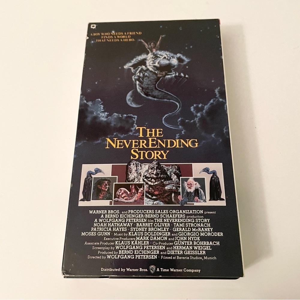 Vintage The NeverEnding Story VHS 1991 Warner Home Video Classic 80s Movie